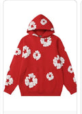 Red Denim Tear Hoodie